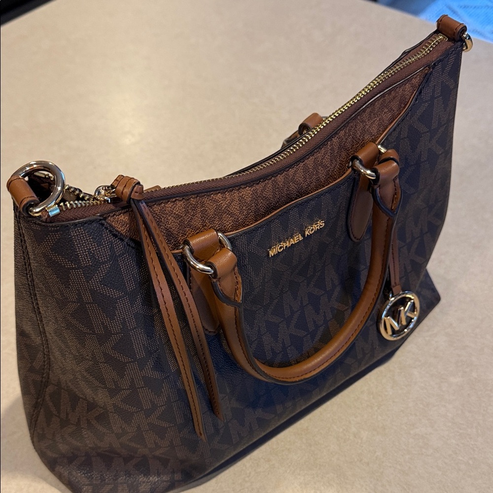 Michael Kors Brown and Tan Satchel - Picture 5 of 7
